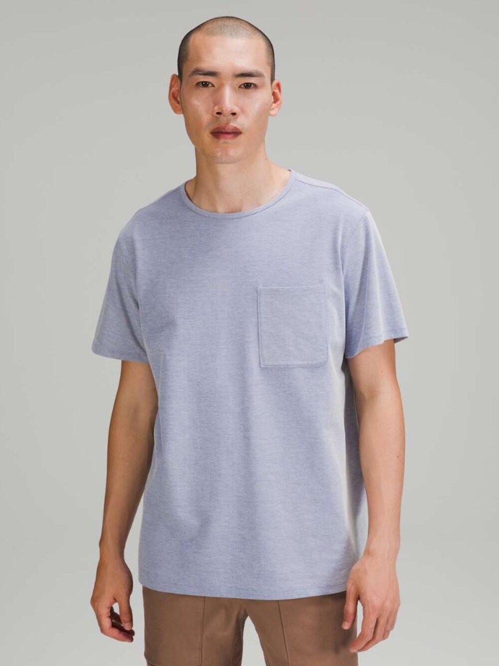 Lululemon Chest Pocket Relaxed Fit Tee - Light Blue